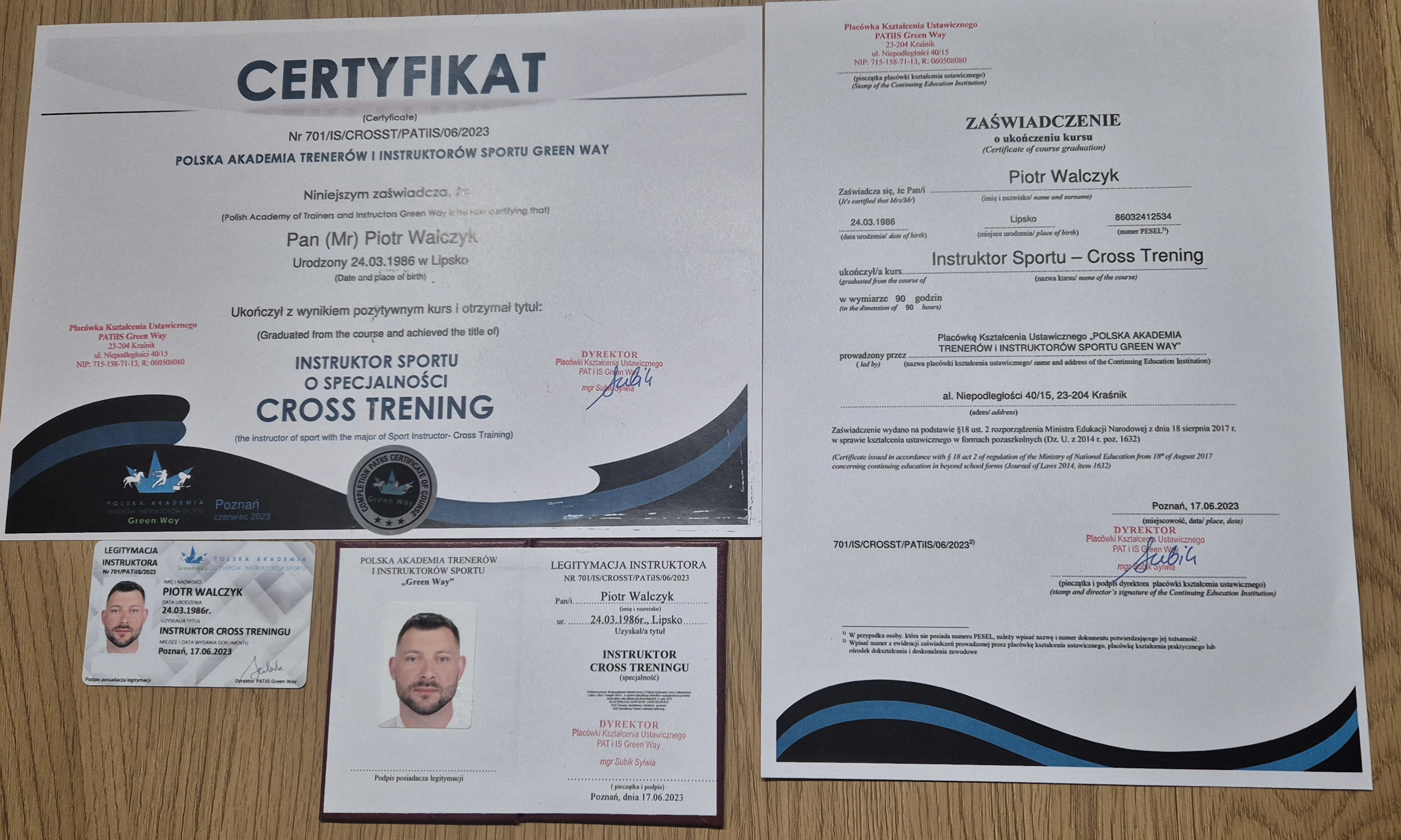 Instruktor Cross Treningu