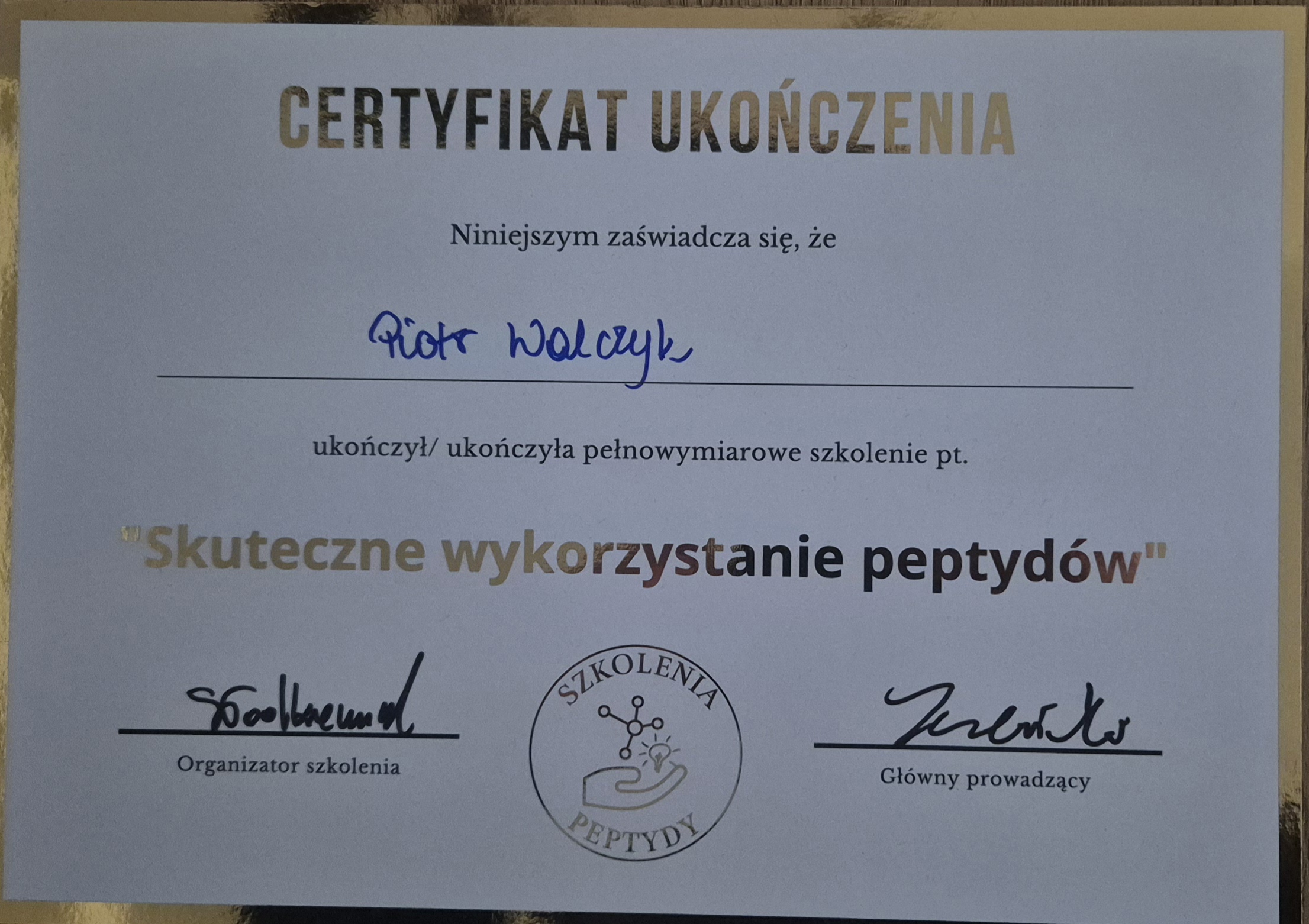 Peptydy w sporcie